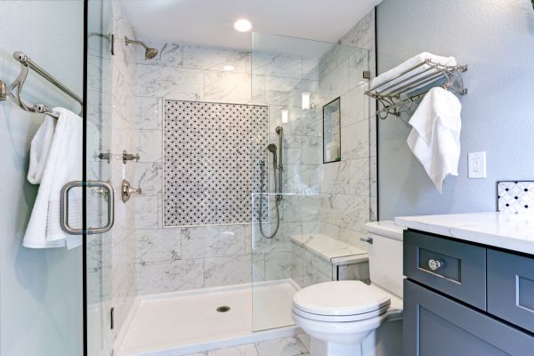 Shower Base Installation in Lakeville