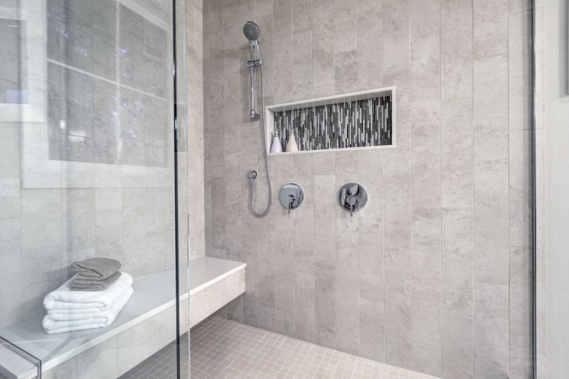 Decorative Tile Shower